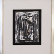 RIOPELLE Untitled 1977 Oil FRAMED 7 25 x 5