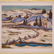 JACKSON North Shore Quebec Oil on canvas FRAMED 22 25 x 26