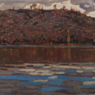 JACKSON Layton’s Lake, Algoma 1919 Oil 8.125 x 10.5