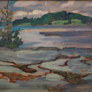 MACDONALD Little Turtle Lake 1924 Oil 8 5 x 10 5
