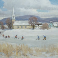 ROBERTS Late winter Saint Joseph Oil 22 x 32