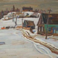 JACKSON St Irenee 1931 Oil 8 5 x 10 5