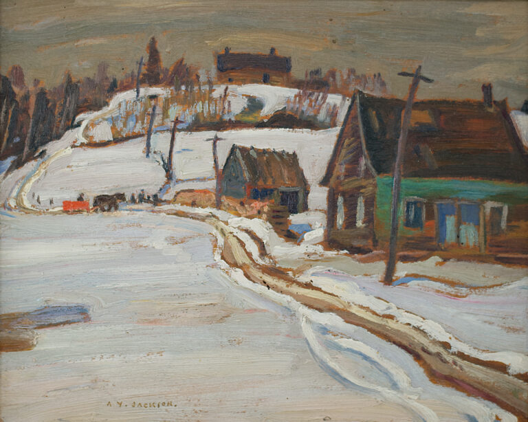 St Irenée, 1931 Oil on panel 8.5" x 10.5"