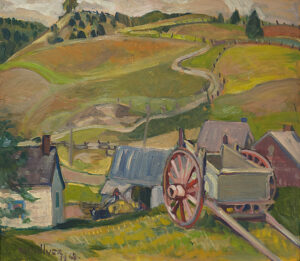 Nora Collyer landscape painting – Beaver Hall Group, Montreal modernist scene, Canadian art