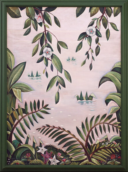Untitled Landscape, Oil on canvas, 55" x 40"