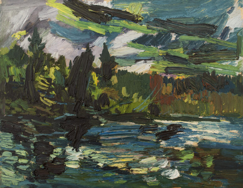 Madawaska River Oil 11" x 14"