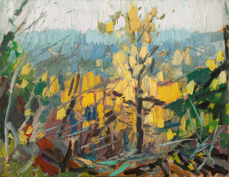 SOLD Ridgeline Gatineau Park Oil 11" x 14"