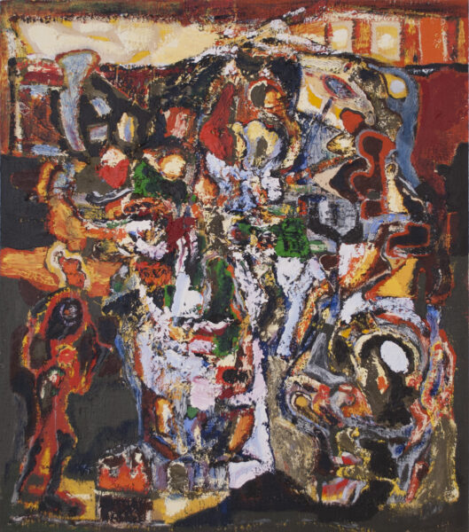 SOLD On the Path Home (Self-Portrait) 2009 Oil on canvas 32" x 28"