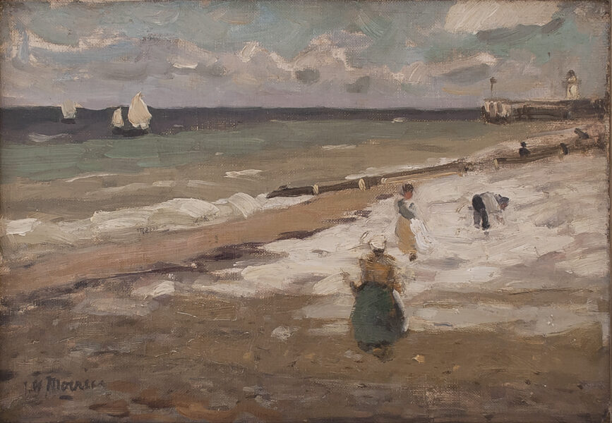 SOLD On the Beach, Brittany Oil 9.75" x 13.75"