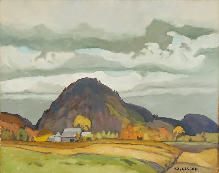 SOLD Near Montebello, 1969, Oil 12" x 15"