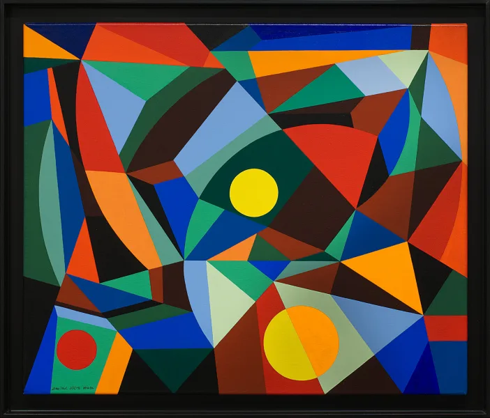 SOLD Sans-Titre, 27-4-94 Acrylic, 20" x 24" FRAMED