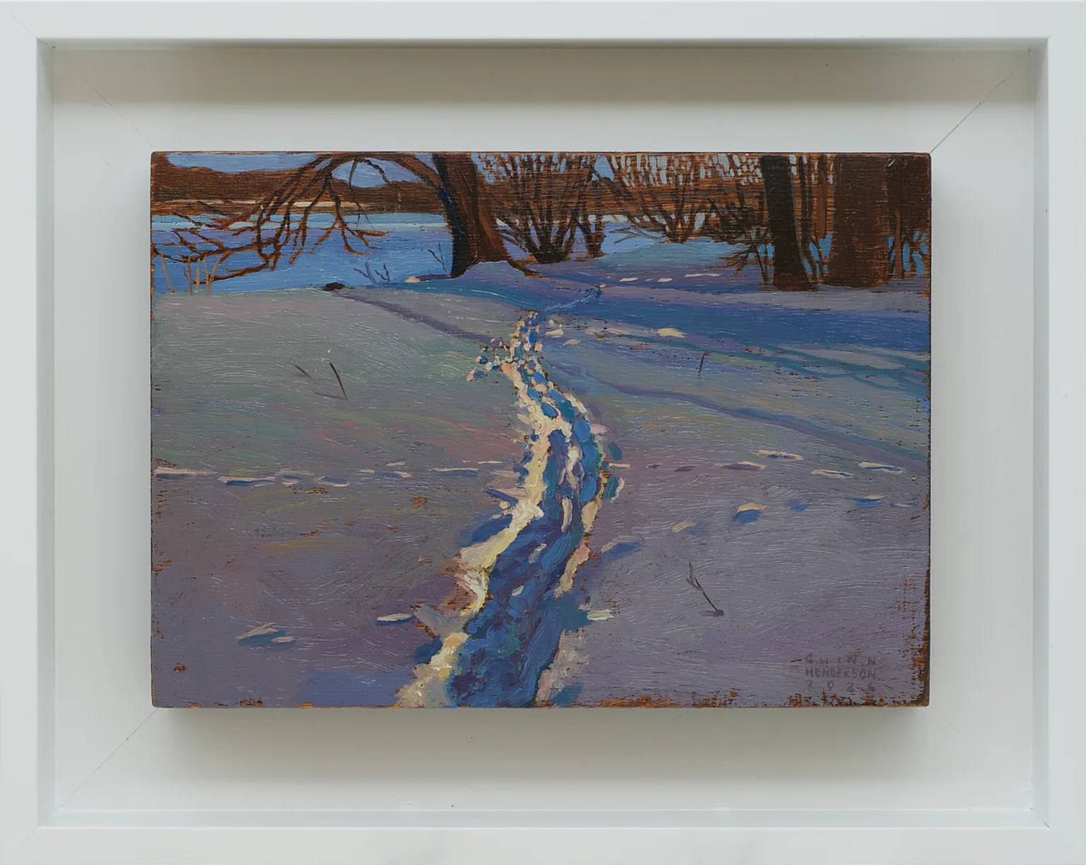 SOLD Dows Lake Oil 5" x 7" Framed&nbsp;&nbsp;&nbsp;&nbsp;