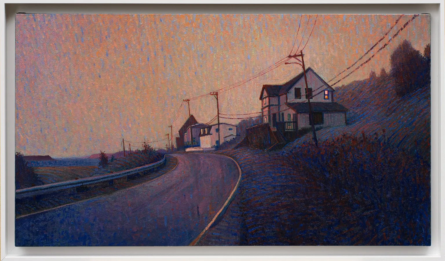 SOLD Road to Ferryland Oil 18" x 32" Framed