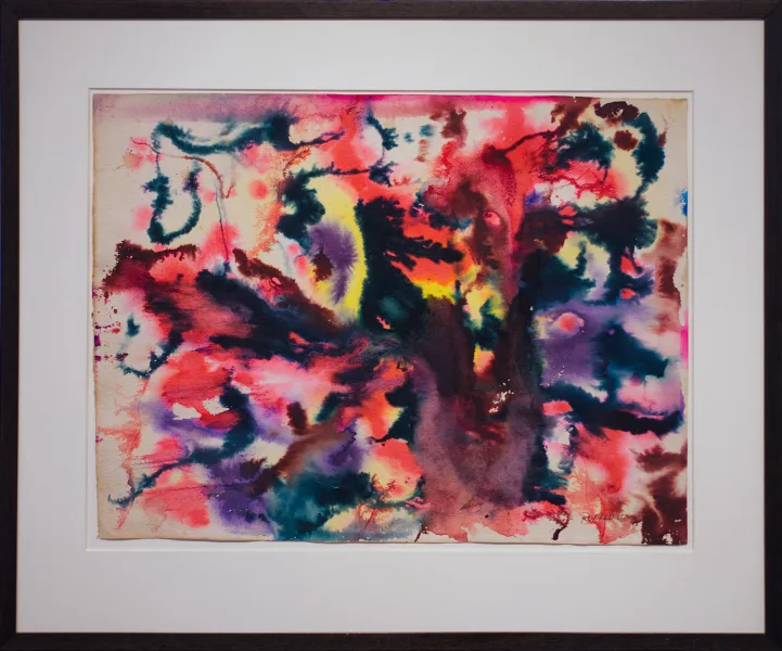SOLD Untitled 1971 Ink & Watercolour 18.25" x 24. 25"