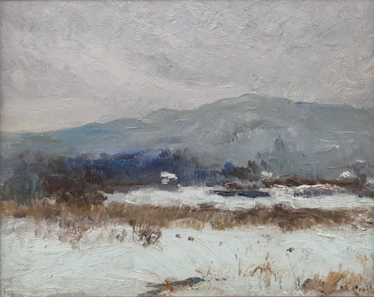 SOLD Near Sweetsburg Quebec Oil 8.25" x 10.5"