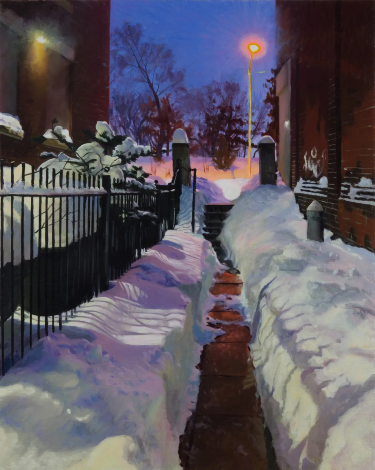 SOLD A Cut Through the Alley, 2026 20" x 16" Oil